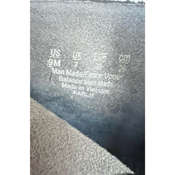 Dr. Scholl's Karlie Black Vegan Memory Foam Wedge Heel Ankle Zip Up Booties 9M - Picture 8 of 10